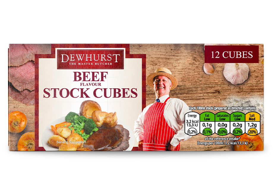 DEWHURST BEEF STOCK CUBES